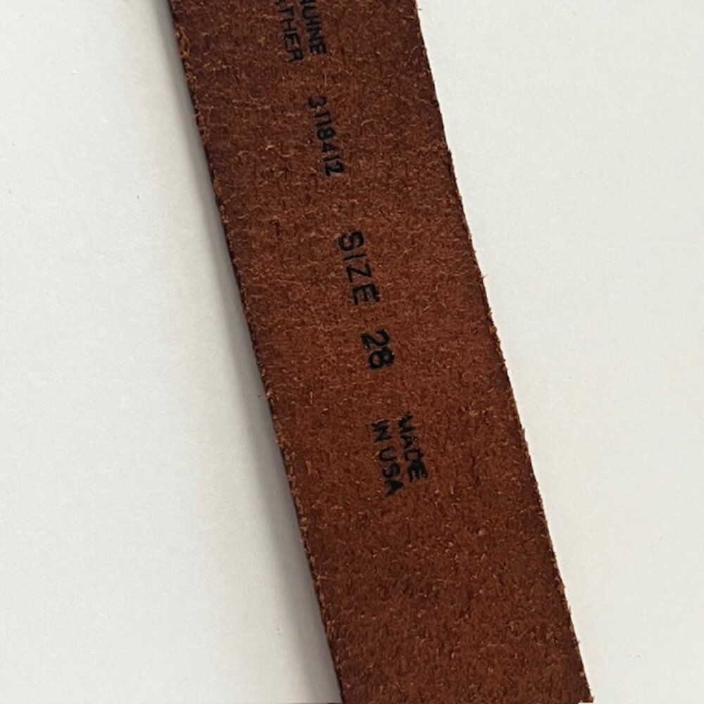 Banana Republic Brown Leather Belt with Brass Buckle - Picture 15 of 16